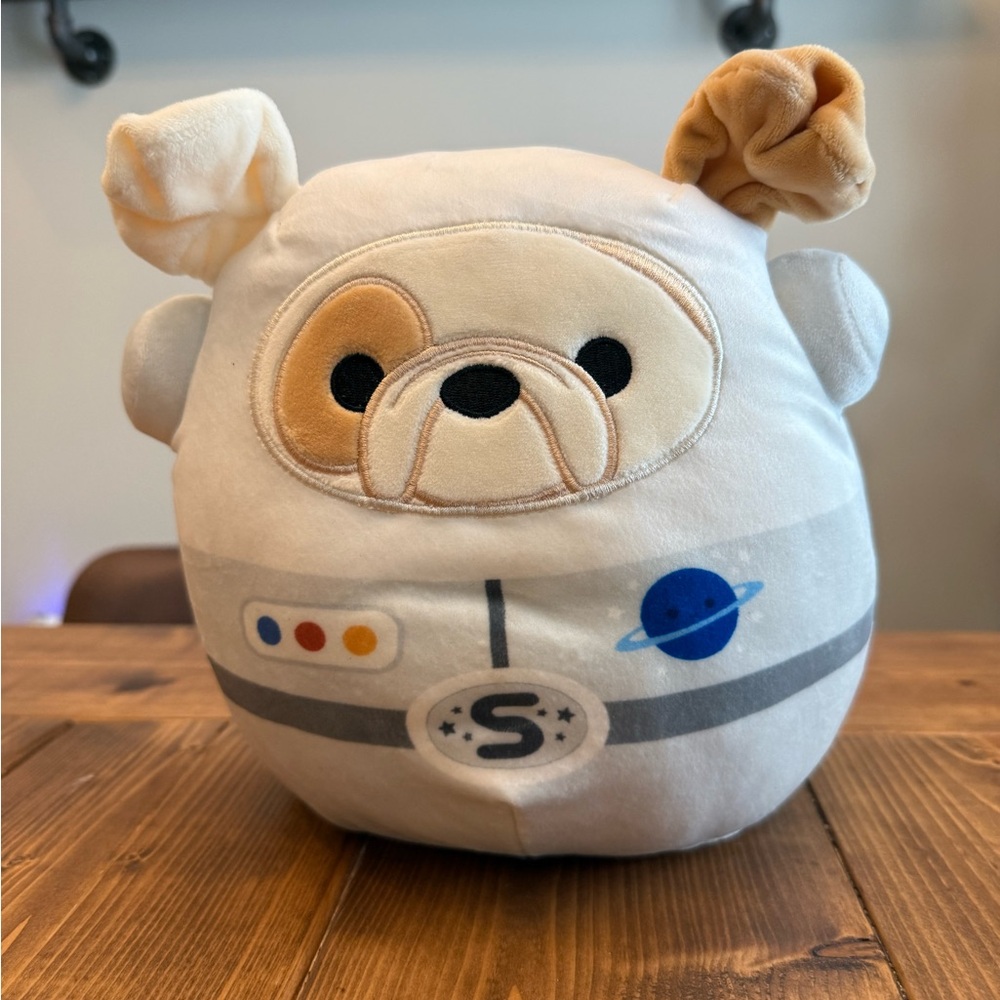 Squishmallows Brock the Bulldog 8 inch Plush NEW No Tag Kellytoy